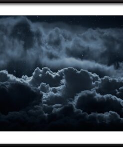 Tmavé mraky plakát