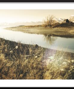 Plakát horského přístavu