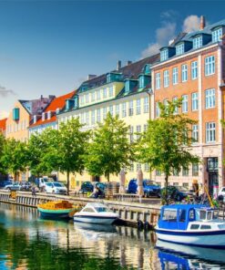 Fototapeta Řeka v Kodani