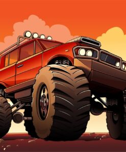 Fototapeta Red Track