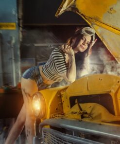 Fototapeta Žena mechanik