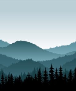 Fototapeta Lesy a hory