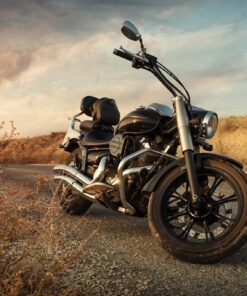 Fototapeta Motorka na silnici