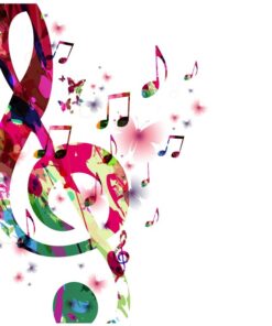 Fototapeta Barevná hudba