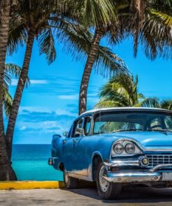 Fototapeta Modré auto