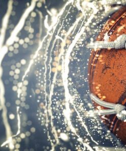 Fototapeta Fotbalový míč v síti