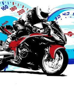 Fototapeta Rychlá motorka