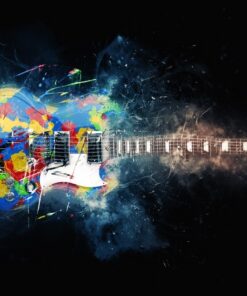 Fototapeta Barevná kytara