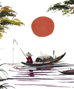 Fototapeta Rybář na řece