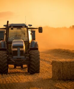 Fototapeta Traktor s kladkami