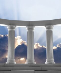 Fototapeta Pilíře a mrak