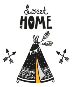 Fototapeta Indian Teepee