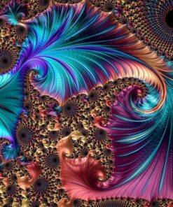 Fototapeta Barevné fraktály