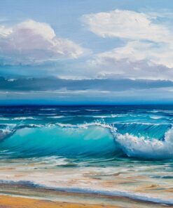 Fototapeta Malované moře a vlny