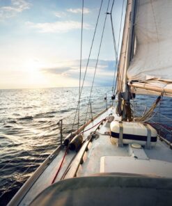 Fototapeta Jachta v moři