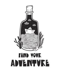 Fototapeta Dobrodružství v láhvi