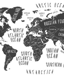 Fototapeta Politická mapa světa