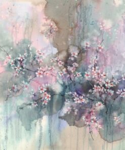 Nálepka na stěnu deštivé pozadí