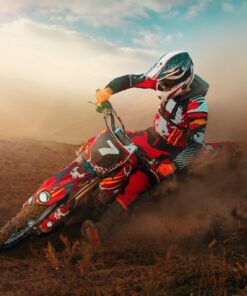 Fototapeta Motokrosový jezdec