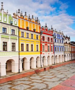 Fototapeta Nájemní domy v Zamoscu