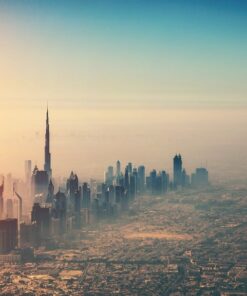 Fototapeta Dubaj při západu slunce