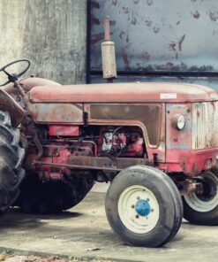 Fototapeta Červený traktor 2