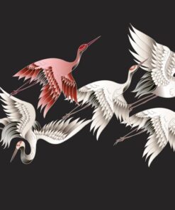 Fototapeta Flight of Flamingos