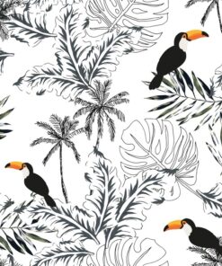 Fototapeta Tukani a listy