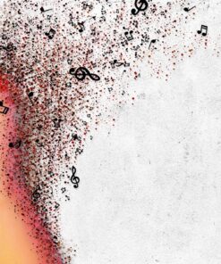 Fototapeta Kytara s poznámkami