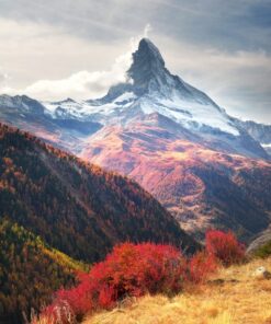 Fototapeta Horský svah Na Podzim