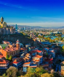 Fototapeta Panoramatický pohled na Gruzii