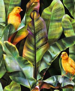 Fototapeta Listy a ptáci