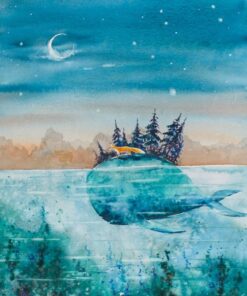 Fototapeta Velryba a liška