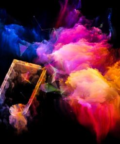 Fototapeta Music Notes and Smoke