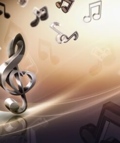 Fototapeta Hudební pozadí 2