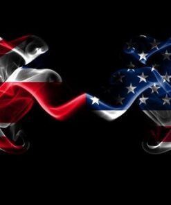 Fototapeta Anglie vs USA