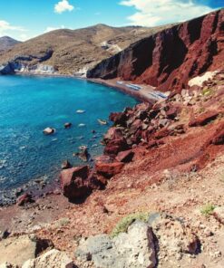 Fototapeta Red Beach v Řecku