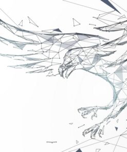 Fototapeta Geometrický pták