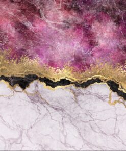 Fototapeta Růžový a bílý mramor