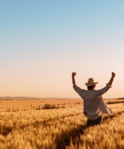 Fototapeta Šťastný farmář