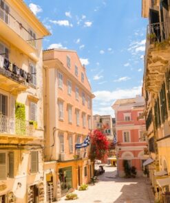 Fototapeta Street v Řecku 2