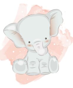 Fototapeta Roztomilý slon 2