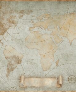 Fototapeta Vintage mapa