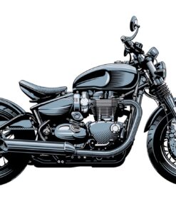 Fototapeta Bobber motocykl