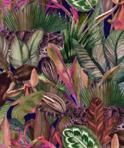 Nálepka na stěnu Tropické listy 15