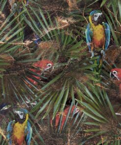 Fototapeta Papoušci v listech