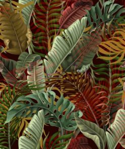 Fototapeta Tropické barevné listy 2