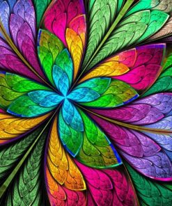 Fototapeta Barevný fraktál