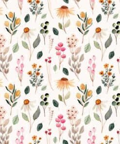 Fototapeta Floral Watercolor Pattern