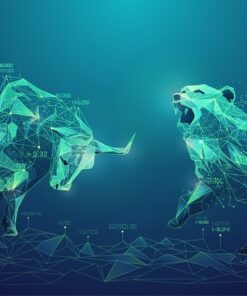 Fototapeta Medvěd a Býk